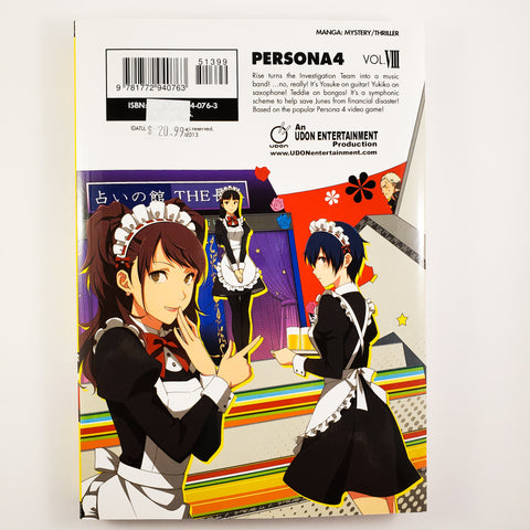 Persona 4 Volume 8. Manga by Shuji Sogabe and ATLUS.
