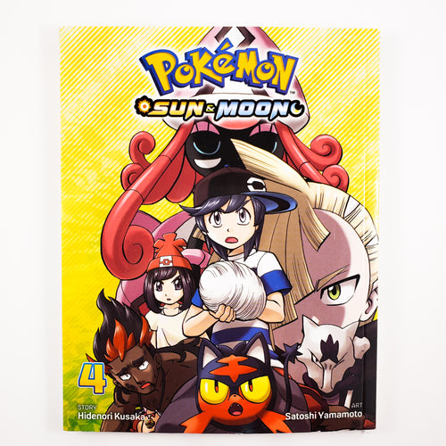 Pokemon Sun & Moon Manga Volume 4. Story by Hidenori Kusaka. Art by Satoshi Yamamoto. 