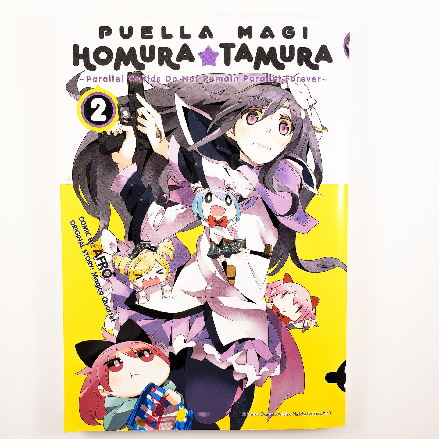 Puella Magi Homura Tamura: Parallel Worlds Do Not Remain Parallel Forever Volume 2. Manga by AFRO and Magica Quartet.