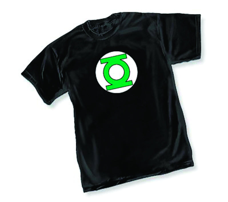 Green Lantern Symbol Women Black T-Shirt Medium