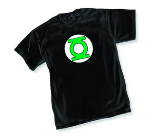 Green Lantern Symbol Womens Black T-Shirt Large