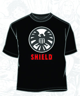 Agent Of Shield Black T-Shirt XL 