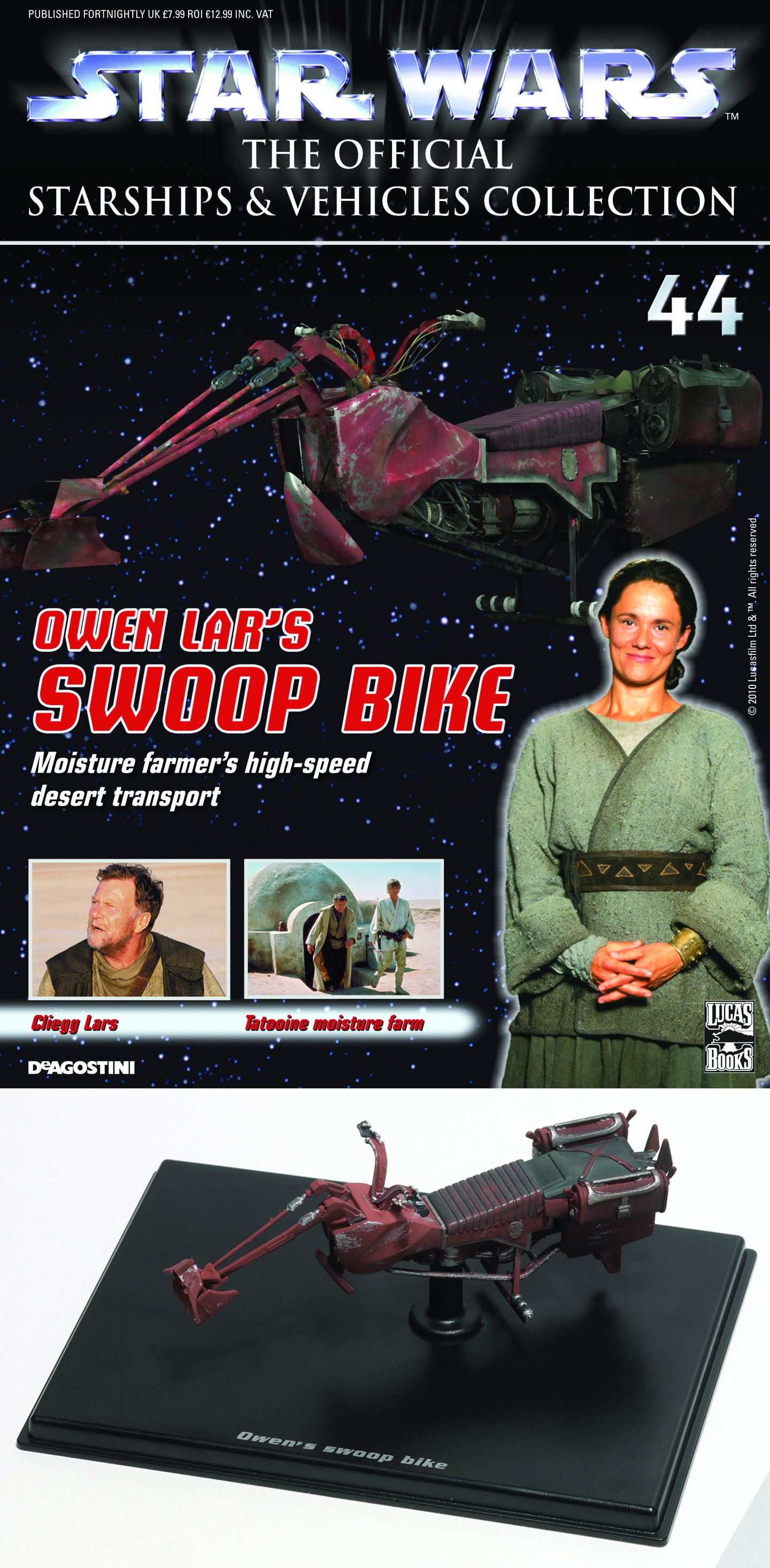 Star Wars Vehicles Coll Mag #44 Swoop Bike