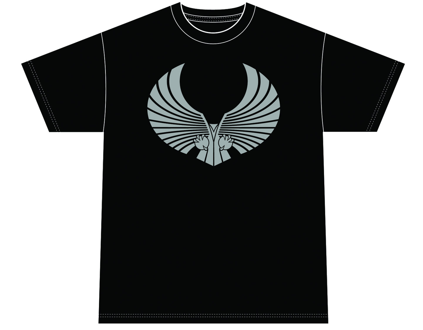 Saint Romulan Logo Black T-Shirt Adult XL