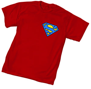 Superman Mon-El Symbol Red T-Shirt Extra Large