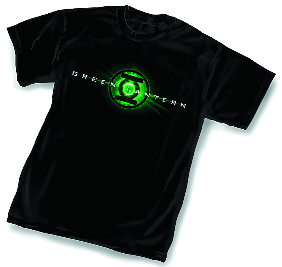 Green Lantern Movie Symbol II Black T-Shirt Adult Medium