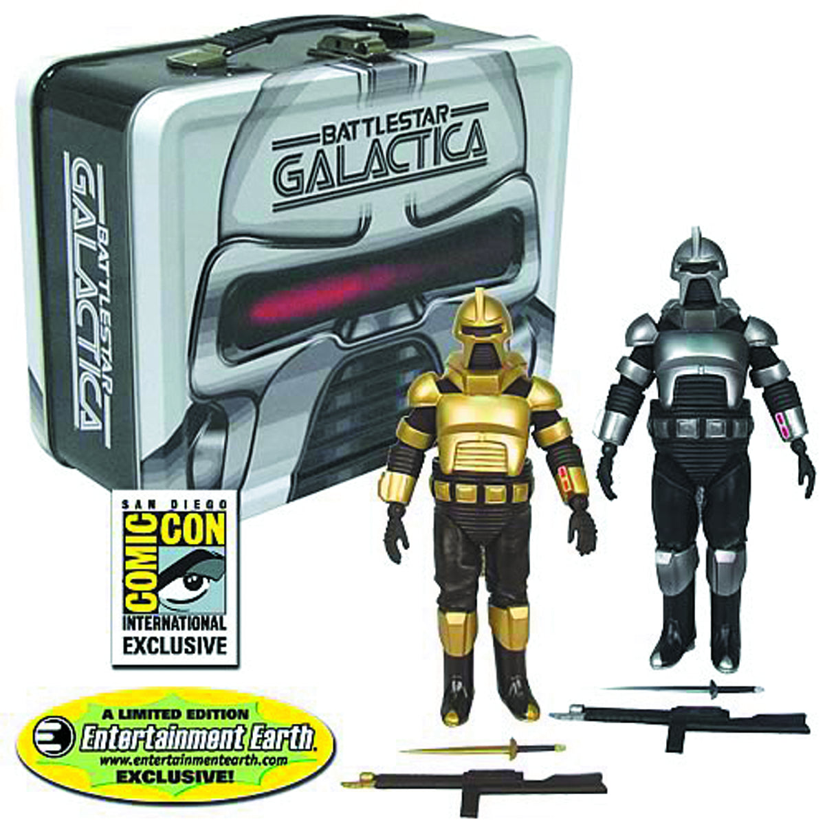 Battlestar Galactica Cylons 8 Inch Action Figure With Tin Tote