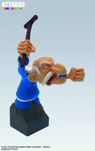 asterix arthritix mini 5 3/4 inch resin bust