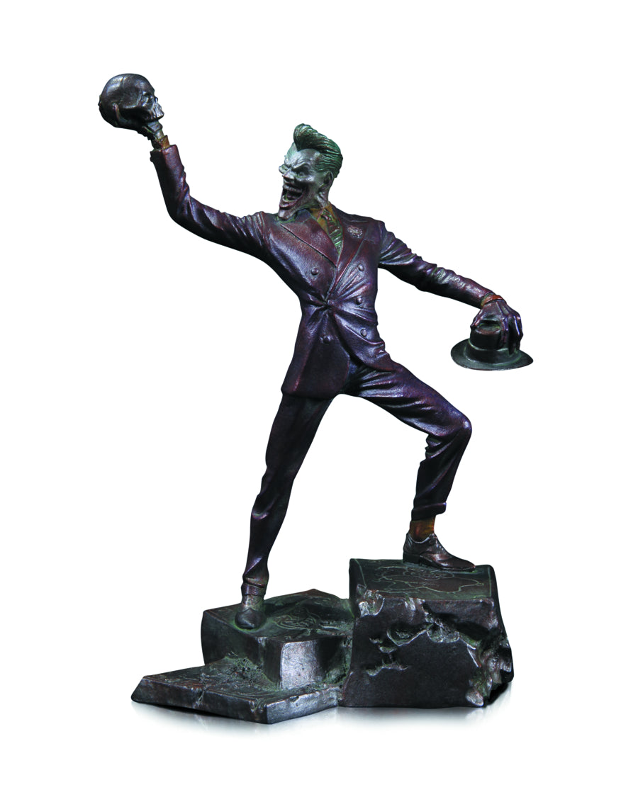 joker patina mini resin statue