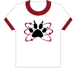 Science Dog White T-Shirt Women Medium