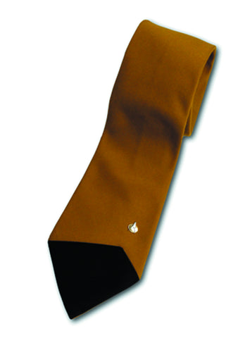 Star Trek Tng Mustard Tie  with Magnetic Emblem