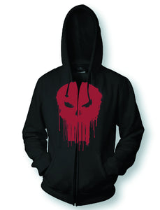 Punisher Red Symbol PX Black Hoodie Large