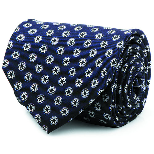 Star Wars Imperial Symbol Silk Navy Tie