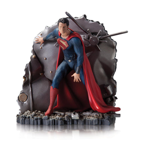man of steel superman resin statue