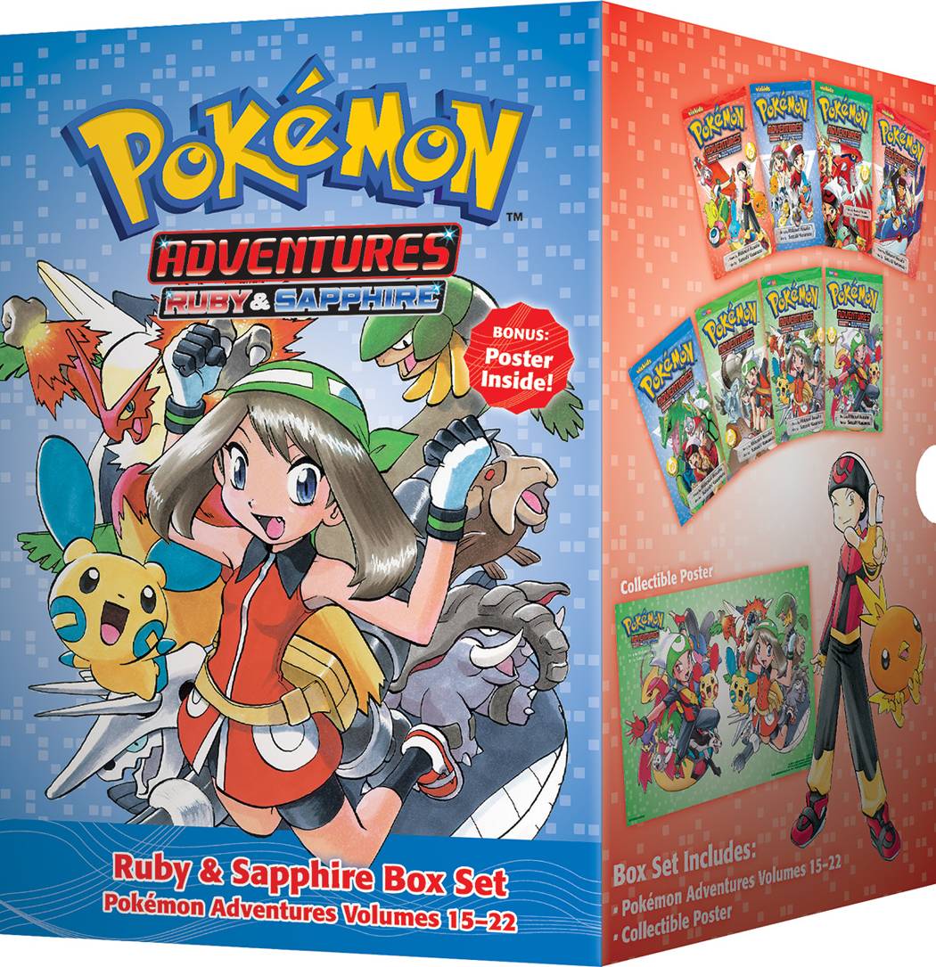 Pokemon Adventures Graphic Novel Box Set Vol. 3 Ruby Sapphire