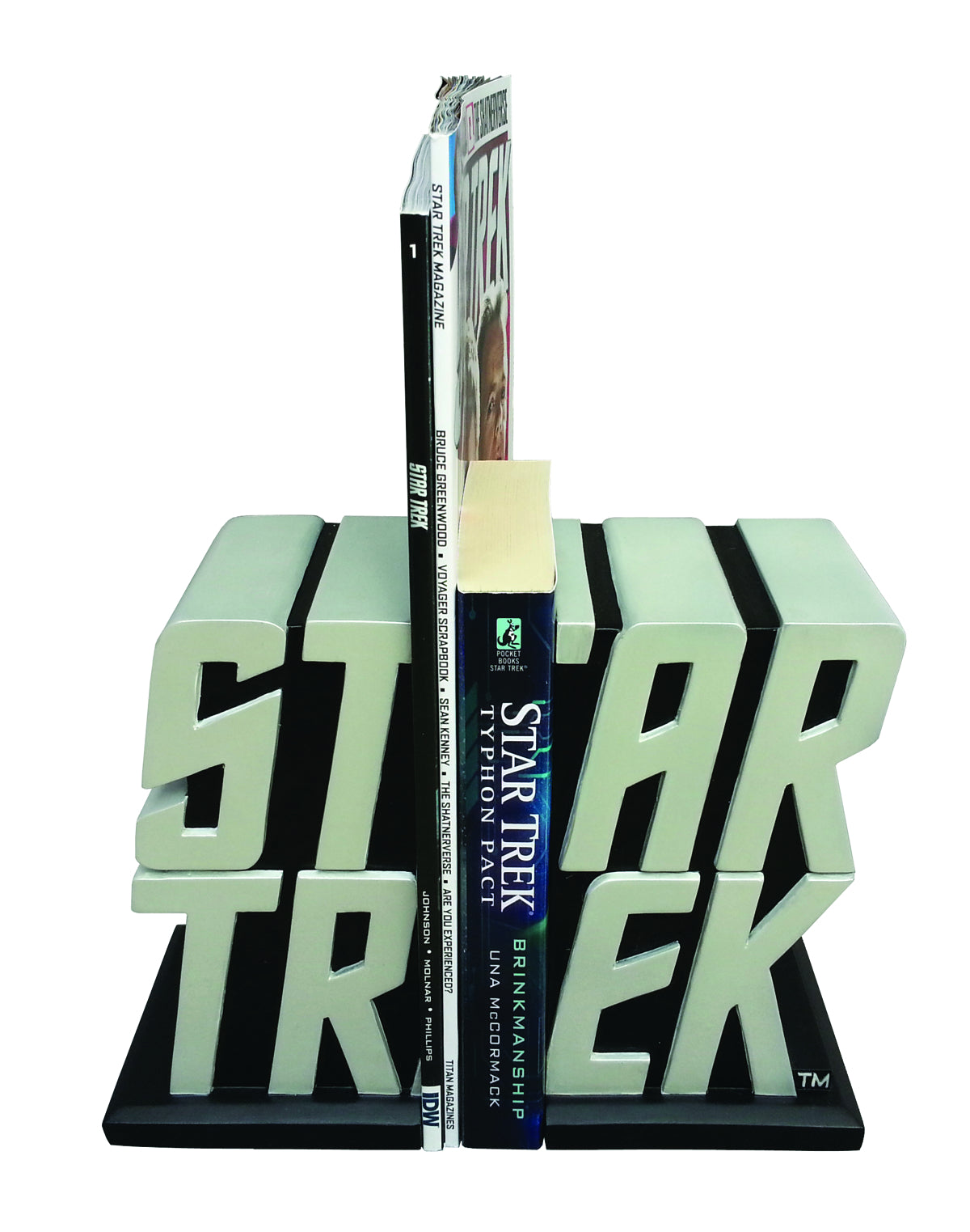 Star Trek Logo Resin Bookends 6 1/2