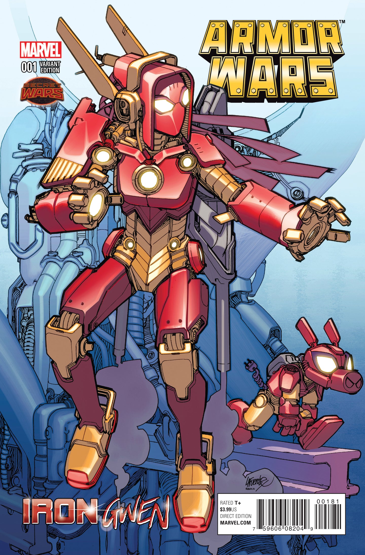 ARMOR WARS #1 LAFUENTE IRON GWEN VAR SWA