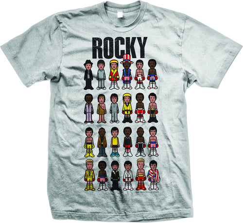 Rocky Saga Grey Tee T-Shirt Large 