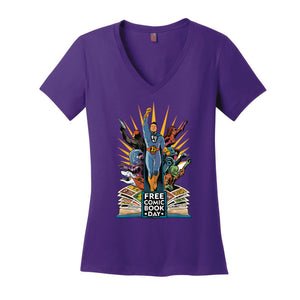 FCBD 2016 Comm Artist Francavilla Purple Women’s T-Shirt Large