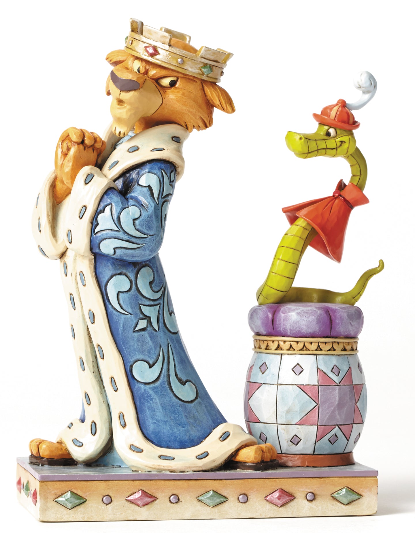 Disney Traditions Prince John and Sir Hiss Resin Statue