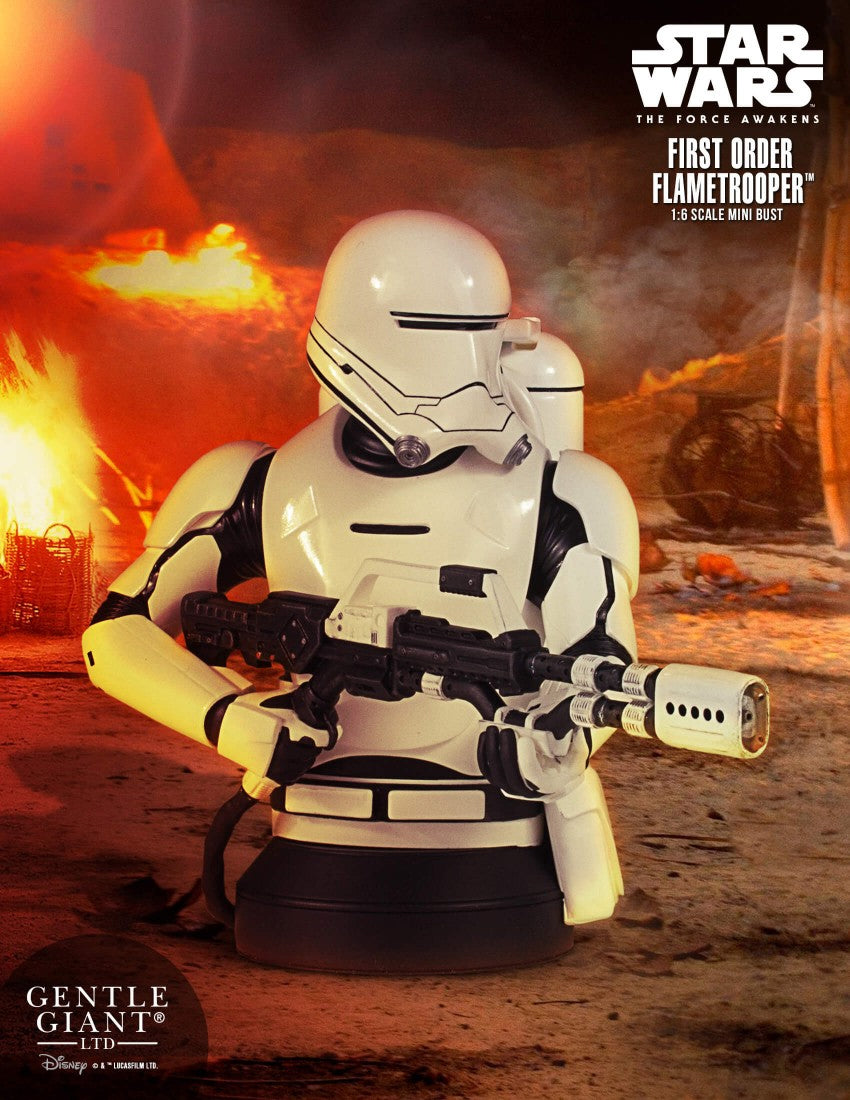 Star Wars E7 First Order Flametrooper Mini-Bust