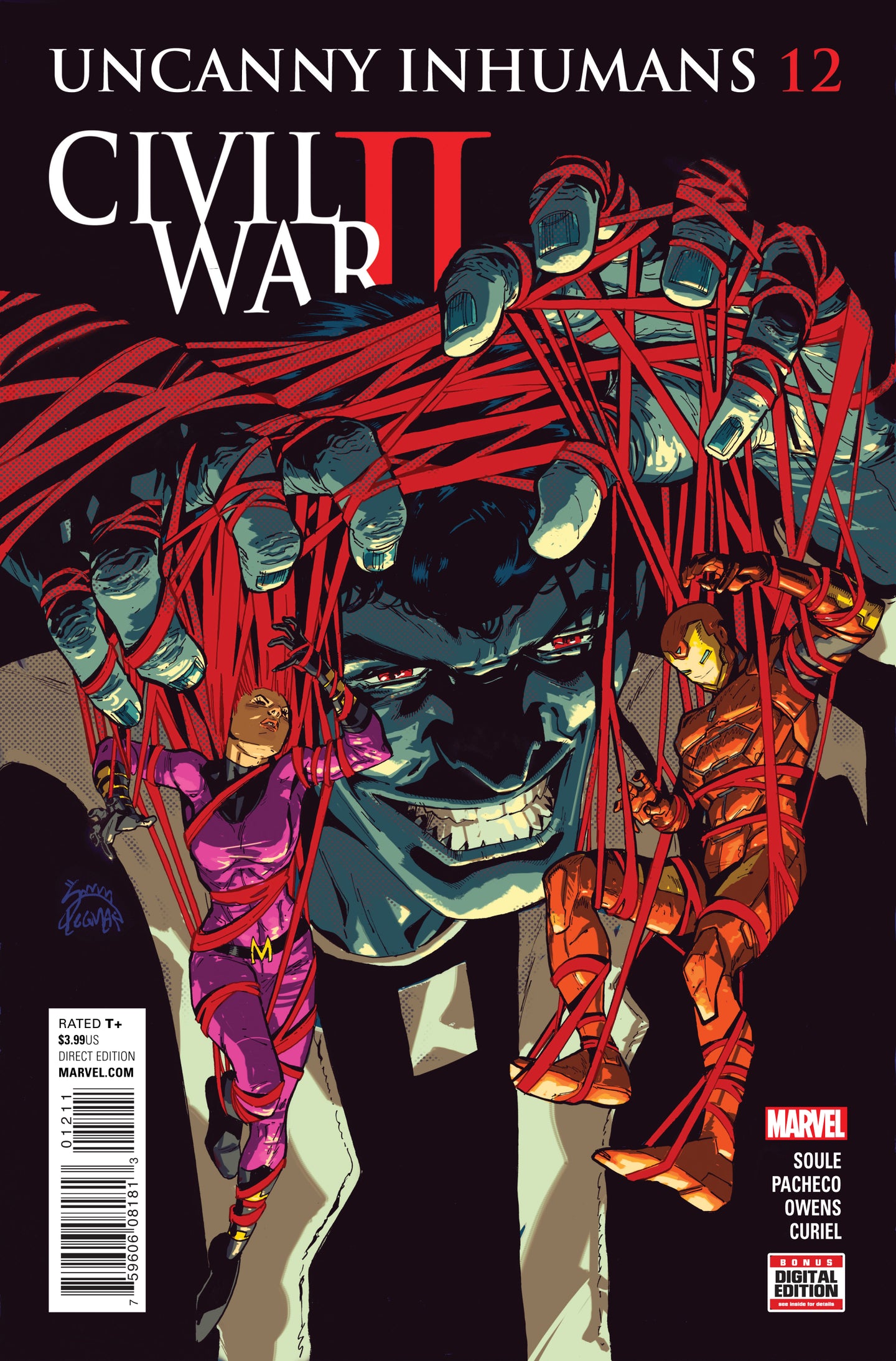 UNCANNY INHUMANS #12 Civil War II Comic