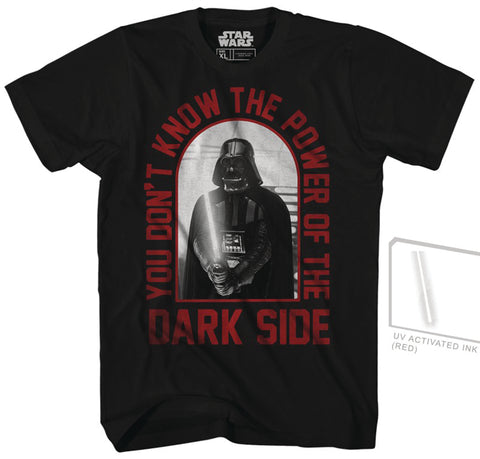 Star Wars You Don’t Know UV Ink PX Black T-Shirt XL