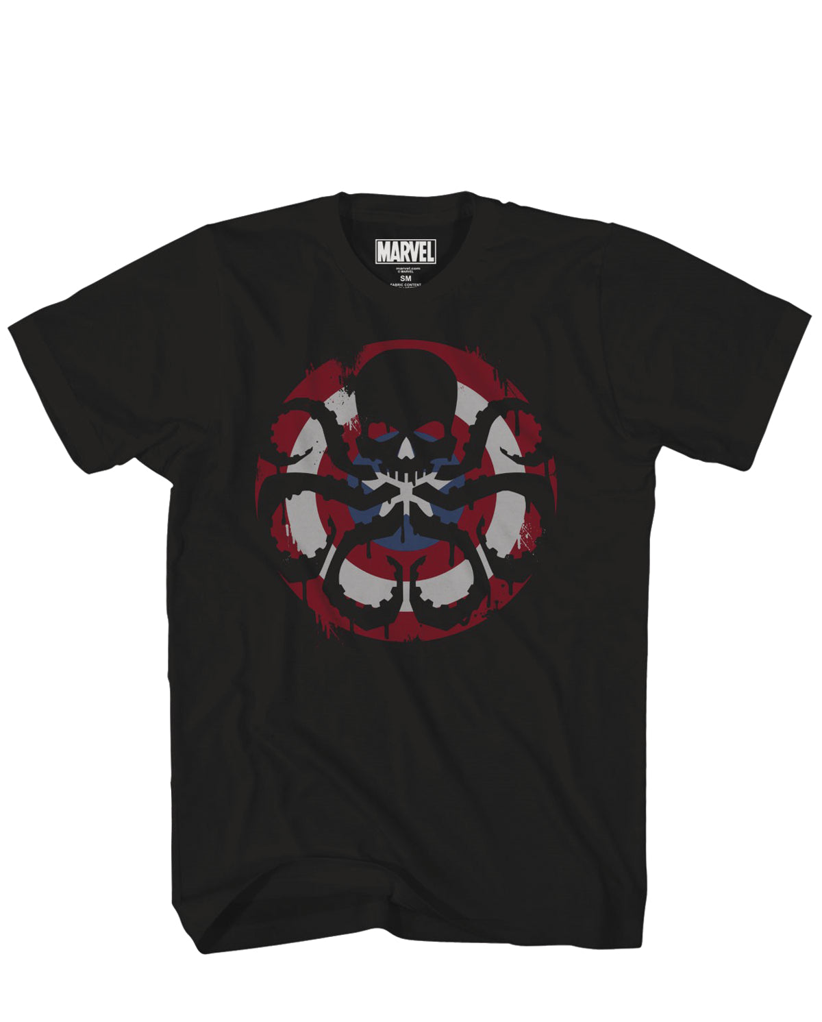 Captain Hydra Marvel PX Black T-Shirt Adult XL