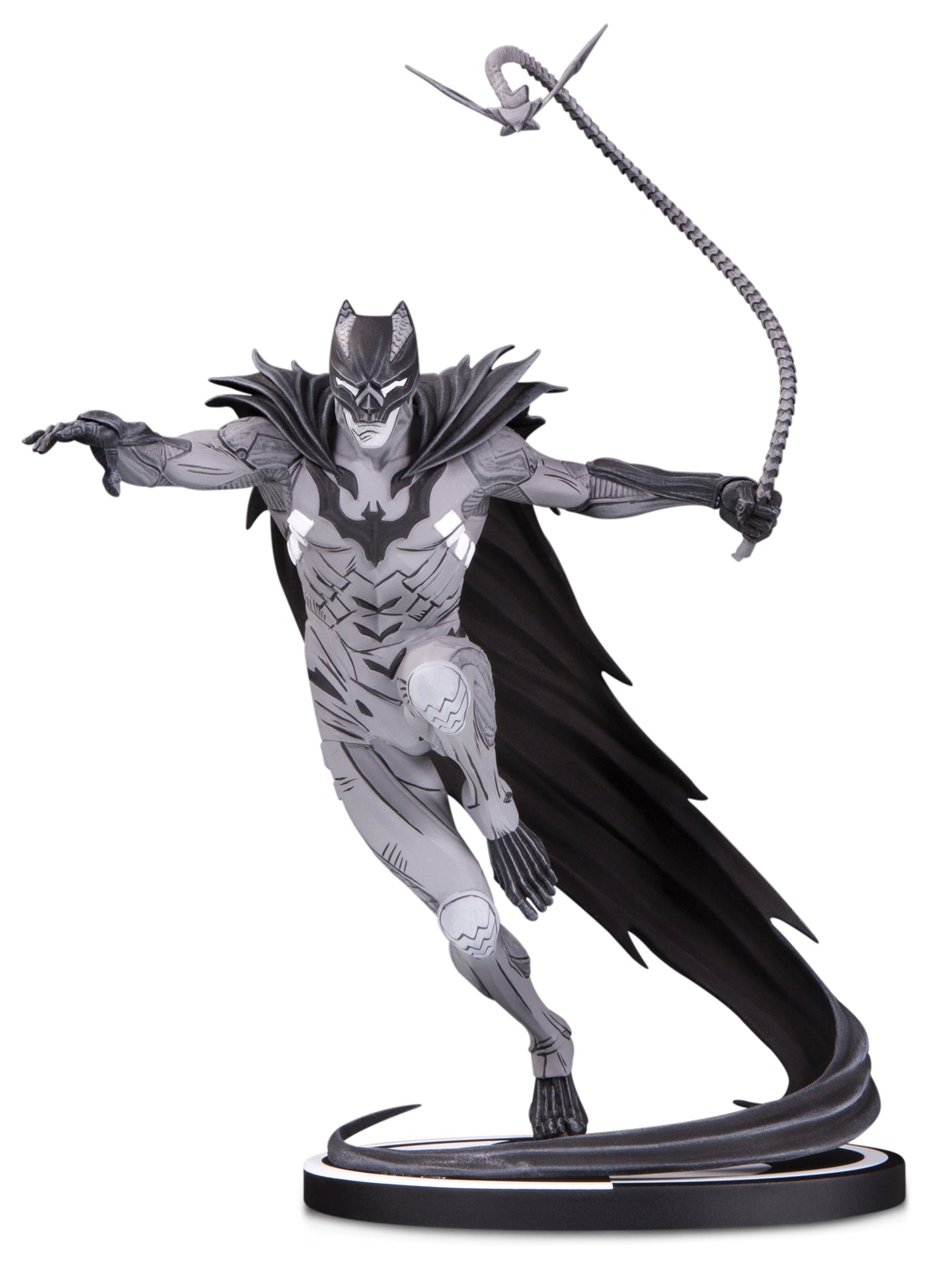 batman black and white rocafort statue