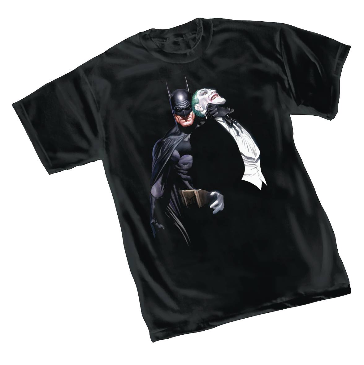 DC Batman Chokeout with Joker Black T-Shirt Adult XXL