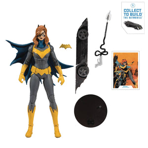 DC Multiverse Batgirl 7 Inch Scale Action Figure with Part #1 to Build-A-Rebirth-Batmobile