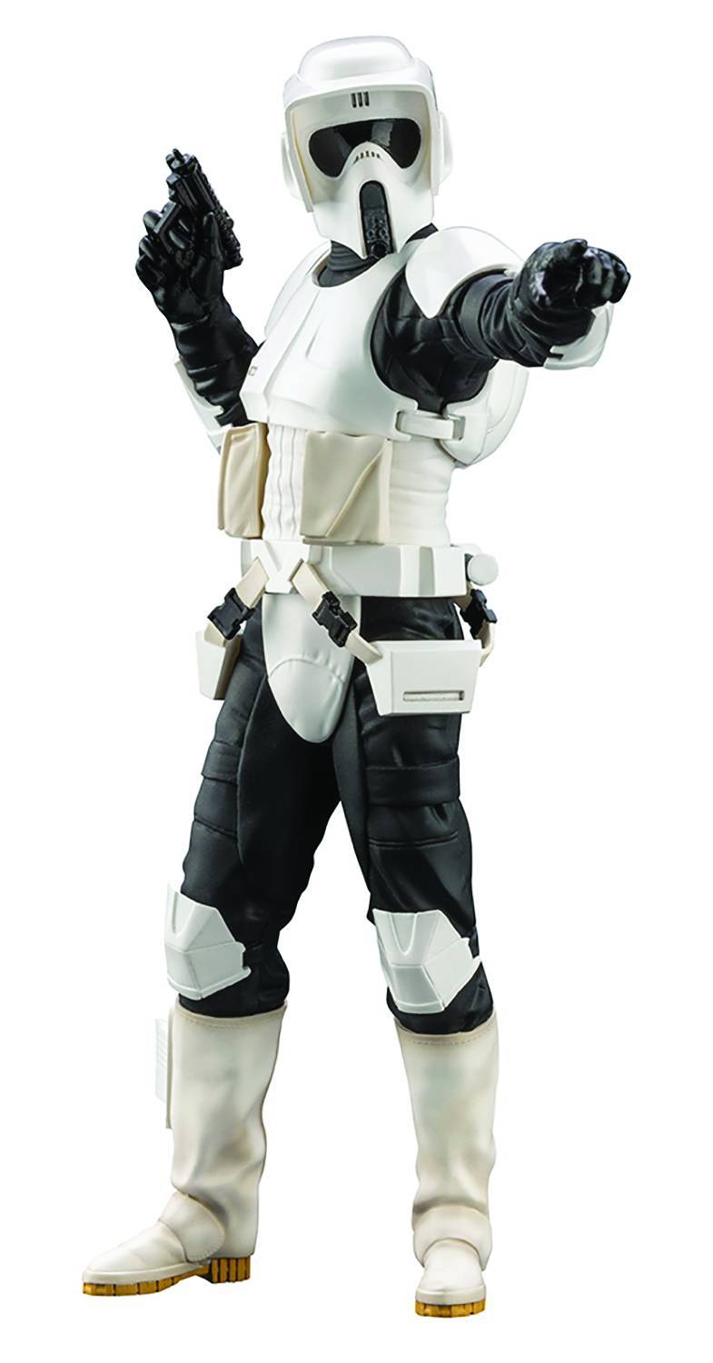 Star Wars Return Of The Jedi Scout Trooper ARTFX+ 7 Inch Statue