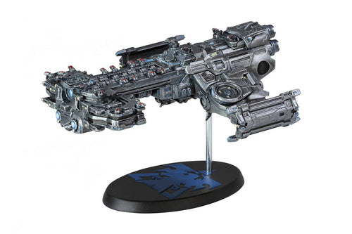Starcraft Terran Battlecruiser Ship 6 Inch Long poly resin Replica