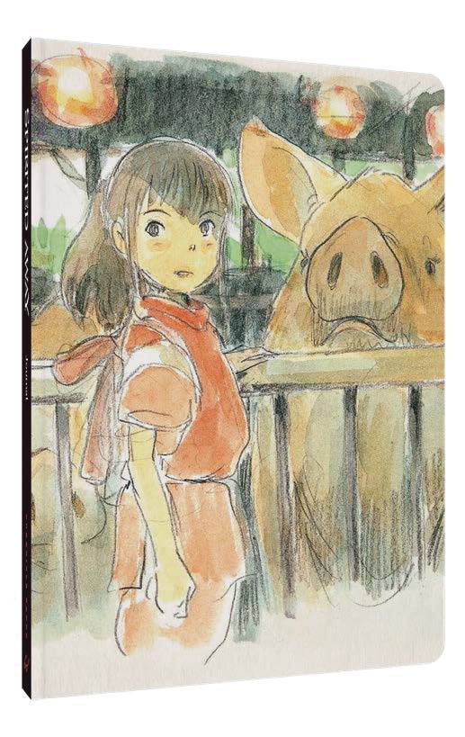 Spirited Away Journal with full-color artwork on the front and back covers