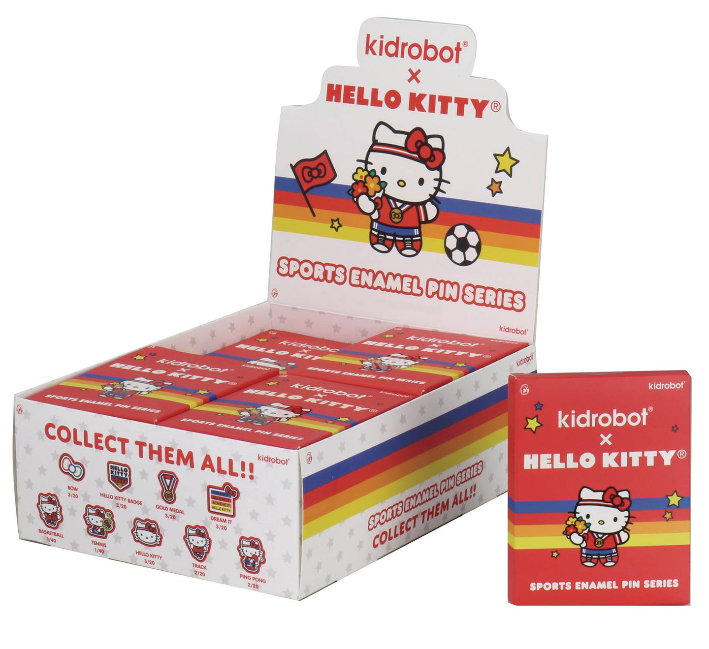 Hello Kitty Assorted Sports Enamel Pins