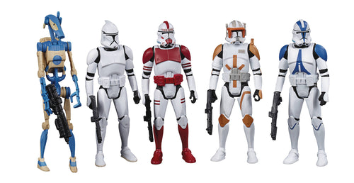 Star Wars Celebrate The Saga 3-3/4 Inch Republic 5 Piece Figure Set