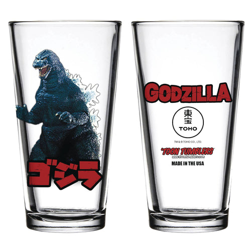 Godzilla Figure Pint Glass Toon Tumblers 