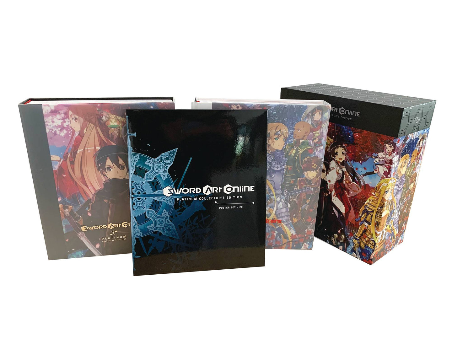Sword Art Online Platinum Collectors Edition Hardcover Box Set contains 20 volumes