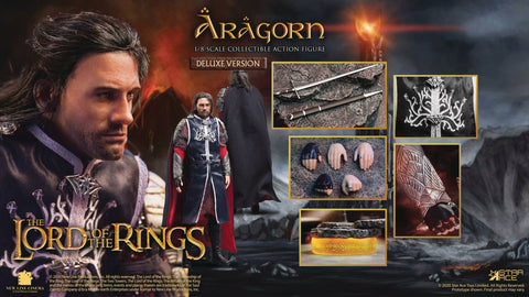 Lord Of The Rings Aragorn 2.0 1:8 Action Figure Deluxe Version
