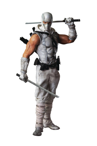 GI Joe Storm Shadow Threezero X Hasbro 1:6 Scale 12 Inch Action Figure with Nunchaku, Recurve Bow, Quivers, Arrows, two Katanas,