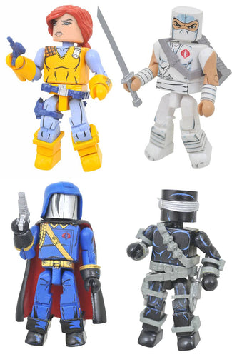 GI Joe A Real American Hero Minimates Box Set of 4 figures