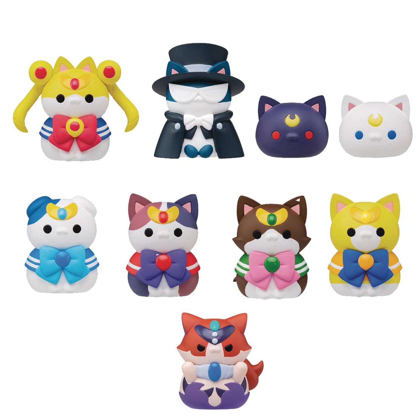 Sailor Moon Mega Cat Project Sailor Mewn Blind Mystery Box Mini Figure