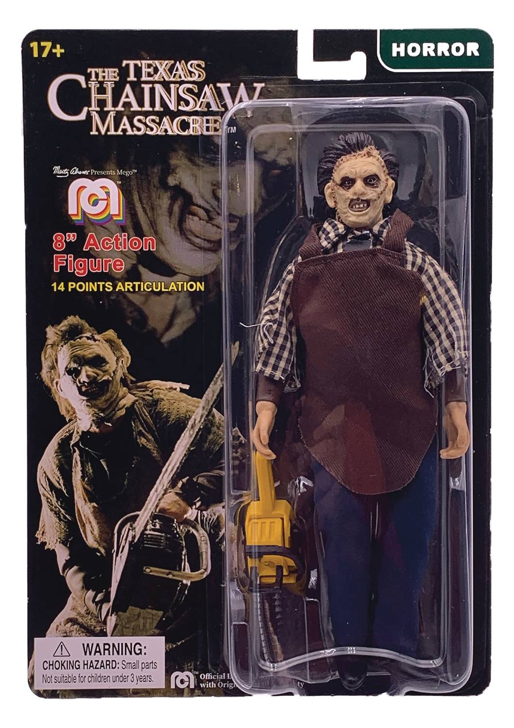Mego Leatherface Texas Chainsaw Massacre 8 Inch Action Figure
