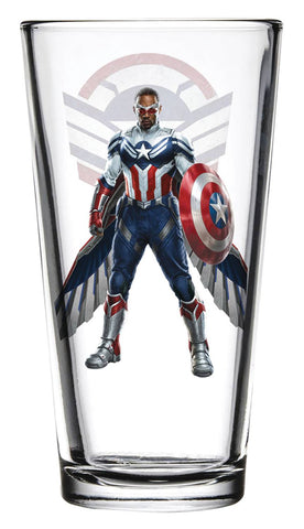 Toon Tumblers Falcon Winter Soldier Pint Glass