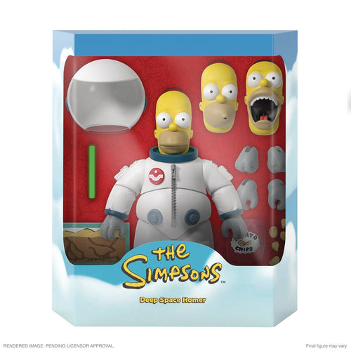 Simpsons Ultimates Deep Space Homer Articulated 7 Inch Figure with accessories