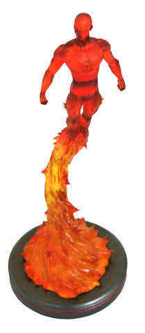 Marvel Premier Collection Comic Human Torch Statue