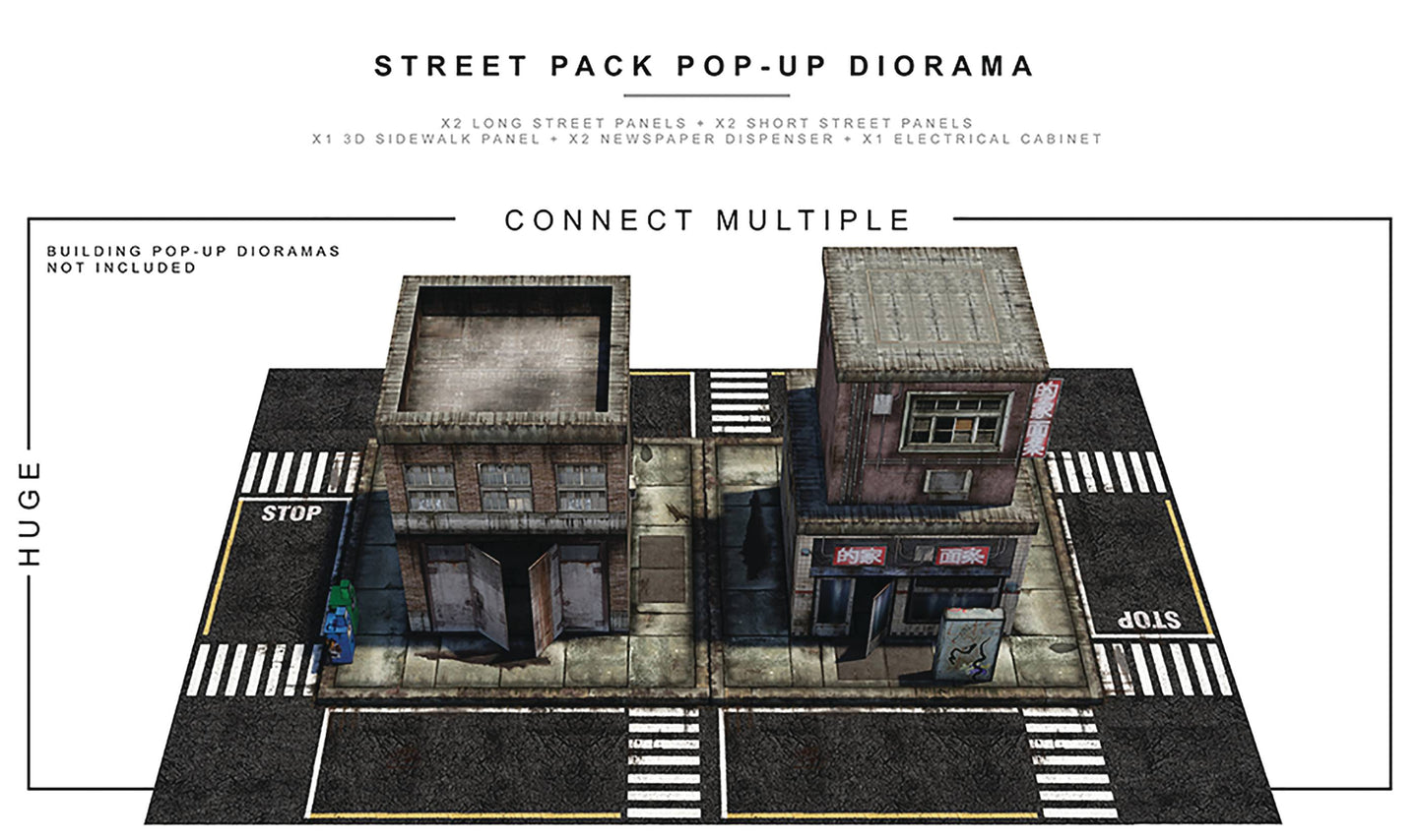 Street Pack Pop-Up Diorama 1/12 Scale Display Pack