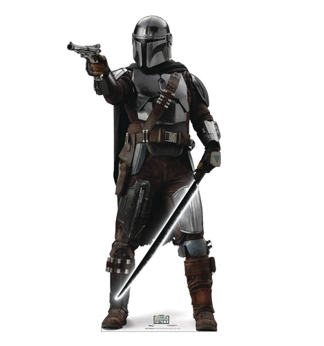 Star Wars Book Of Boba Fett Mandalorian Life-Size Cardboard Standee