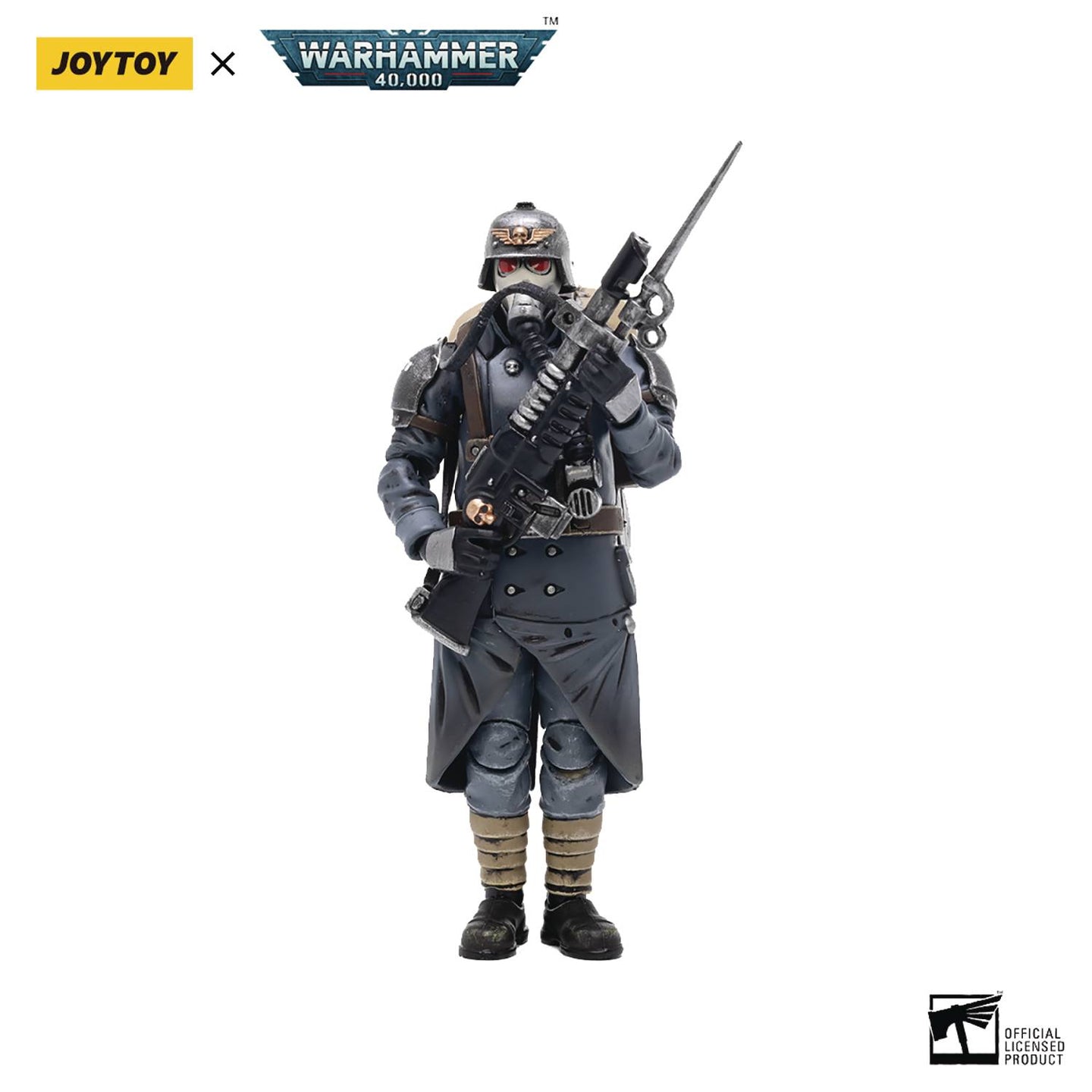 JOYTOY WH 40K Death Korps Krieg Vet Squad Guardsman 1/18 Af