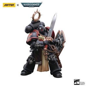 Joy Toy Warhammer 40K Primaris Black Templar Bladeguard Vet 1/18 Figure